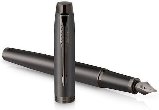 Parker IM Monochrome Replacement Nib Medium 1mm Black made of Brass with Black Ink and with 1 Replacement Nibs