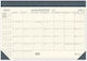 adBook Monthly Planner Agenda 2023 Black 35x50cm A