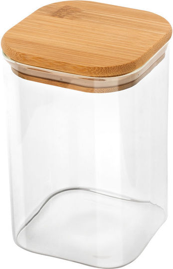 Estia Essentials Vase Allgemeine Verwendung mit Deckel Glas Transparent 950ml Estia Essentials Vase Allgemeine Verwendung mit Deckel Glas Transparent 950ml
