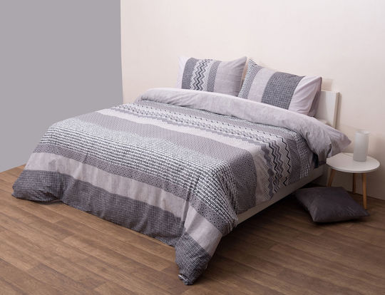Anna Riska Bettbezug-Set Baumwolle Einzelbett mit Kissenbezug 155x240 Dream 7008