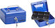 Maurer Kassenschrank mit Schloss 93572 Blau