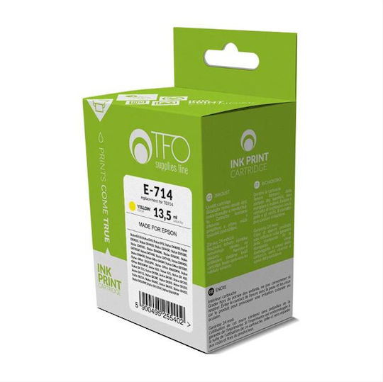 TFO Συμβατό Μελάνι Εκτυπωτή InkJet Epson T0714 13.5ml Κίτρινο