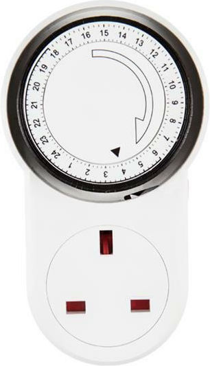 Eurolamp Mechanischer Zeitschaltsteckdose UK Täglicher
