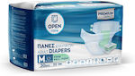 Open Care Incontinence Diapers Medium 30pcs