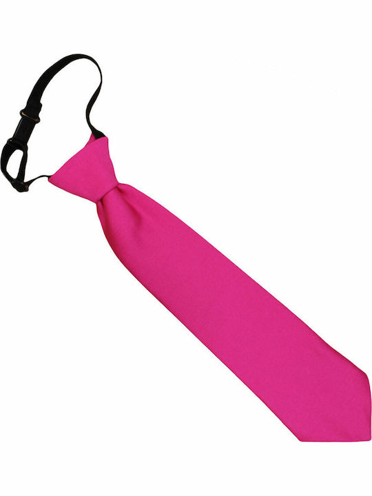 JFashion Für Kinder Krawatte mit Gummi Fuchsie 29cm