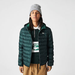 Lacoste Blouson Men's Winter Puffer Jacket Green