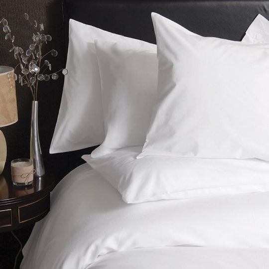 Le Blanc Hotel Sheet White King Size 280x280cm Cotton & Polyester 1pcs
