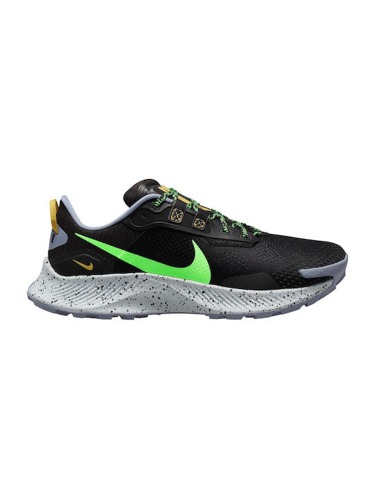 Nike Pegasus Trail 3 Ανδρικά Αθλητικά Παπούτσια Trail Running Black / Ashen Slate / Celery / Green Strike