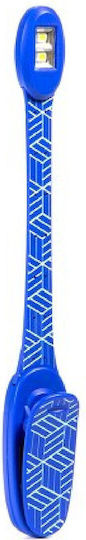 BLXBH LED-Buchlicht mit Klemme Blau