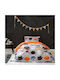 Nima Happy Halloween Set Kids Duvet Cover Single with Pillowcase Cotton Gray 160x240cm