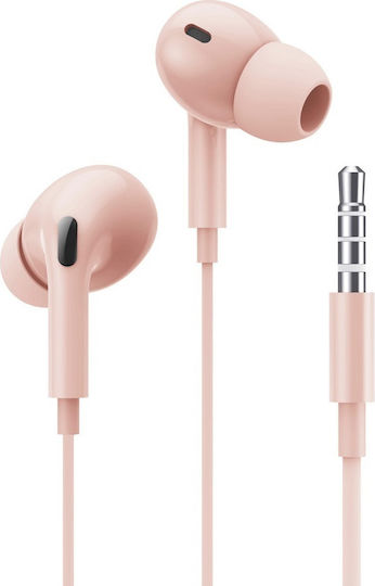 Ακουστικά Ψείρες In Ear U Music 38 Ροζ