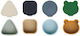 Liewood Plastik Kinder Lunchset Verschiedene Designs/Farben Sortiment an Designs/Farben
