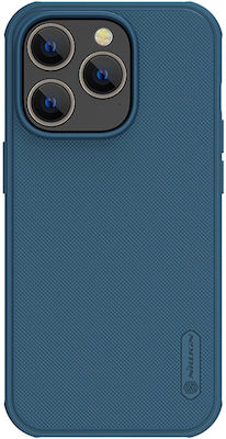 Nillkin Super Frosted Pro (Without Logo Cut) Silicone Back Cover Blue (iPhone 14 Pro)