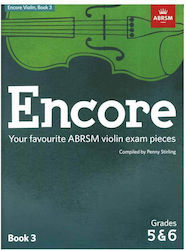 ABRSM Encore Book 3 Grades 5 & 6 Metodă de învățare pentru Vioară