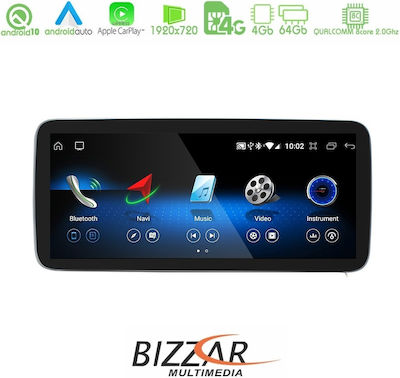 Bizzar QL Series Ηχοσύστημα Αυτοκινήτου για Mercedes Benz C 2015-2019 (Bluetooth/USB/WiFi/GPS) με Οθόνη Αφής 10.25"