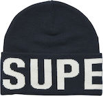Superdry Mountain Knitted Beanie Cap Navy Blue