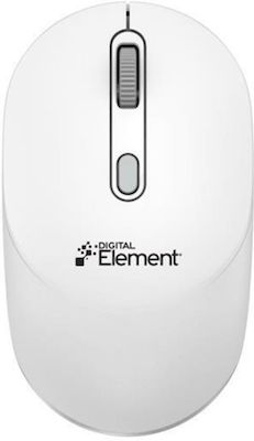 Element MS-195W Ασύρματο Bluetooth Ποντίκι Λευκό