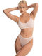 Norddiva Lingerie Unterwäsche-Set für Damen Sport-BH mit Brasilien Nude Tiffani