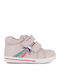 Kids Boots with Velcro Pink