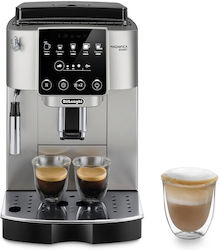 Delonghi Magnifica Start Αυτόματη Μηχανή Espresso 1450W Πίεσης 15bar με Μύλο Άλεσης Ασημί