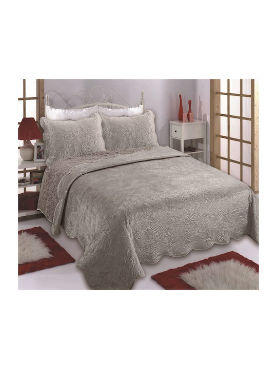 Silk Fashion NX2211 Σετ Telefoane fără fir Pătură Sherpa Fleece Extra-dublă 220x240cm. Bej