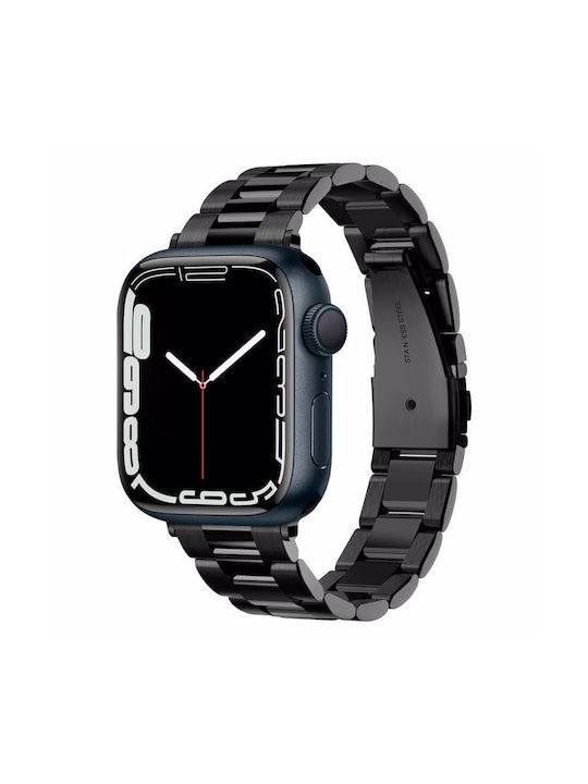Spigen Modern Fit Каишка Неръждаема стомана Черно (Apple Watch 38/40/41мм) AMP04803