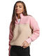 Superdry Borg Henley Women's Long Sleeve Pullover Pink