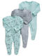 Mamas & Papas Set Babystrampler Langärmliges Mehrfarbig 3Stück