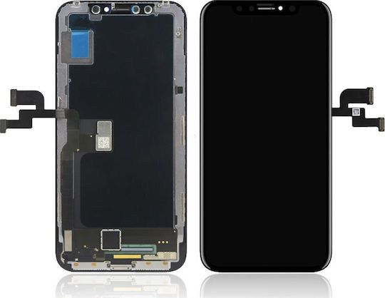 Οθόνη ZY Incell με Μηχανισμό Αφής για iPhone X (Μαύρο)