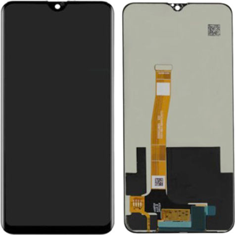 Mobile Phone Screen Replacement with Touch Mechanism for Realme 5 Pro (Black)