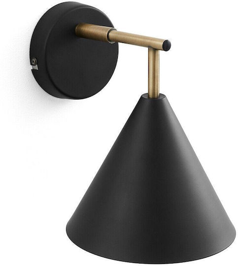 La Redoute Interieurs Modern Leuchte Wand mit Fassung E27 Schwarz 17cm