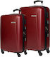 Cardinal 2009 Travel Suitcases Hard Burgundy Ma...