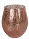 Atmosphera Kerzenhalter geeignet für Teelichter Glas Gold 15x15x18cm 1Stück