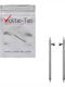 Volte-Tel Watch-Pin 2pcs Argint ()