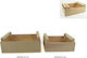 Due esse Decorative Crate Garden Wooden 2τμχ 36x26x14cm 28x23x12cm 2pcs 15-465882