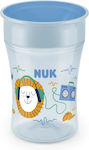 Nuk Παιδικό Ποτηράκι "Magic Cup" από Πλαστικό Μπλε 230ml για 8m+