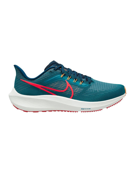 Nike Air Zoom Pegasus 39 Ανδρικά Αθλητικά Παπούτσια Running Bright Spruce / Valerian Blue / Cerulean / Light Crimson