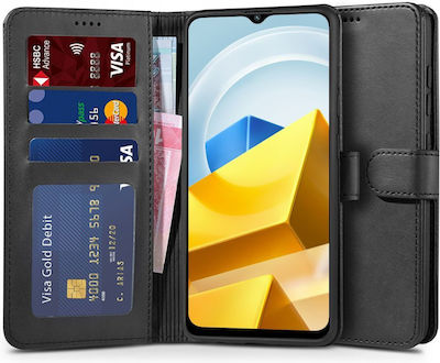 Tech-Protect Wallet Δερματίνης Μαύρο (Poco M5)