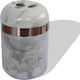 Meusch Marble Επιτραπέζια Θήκη Οργάνωσης Ακρυλική Λευκή