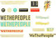 W-T-P Wethepeople Αυτοκόλλητο Ποδηλάτου
