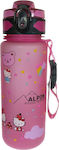 Alpin Kinder Trinkflasche Kunststoff Rosa 500ml