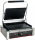 EG-02 Commercial Double Sandwich Maker with Flat Bottom and Ribbed Top 2600W