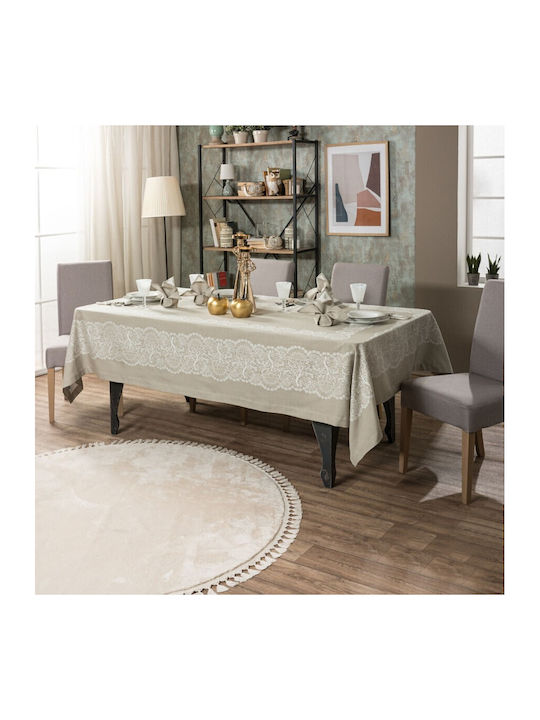 Teoran Clermont Cotton & Polyester Tablecloth 06 155x260cm