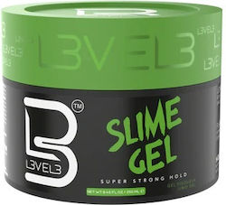 L3vel3 Slime Super Strong Hold Гел за Коса 250мл