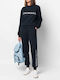 Damen-Sweatpants-Set Marineblau