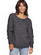 BeWear Women's Long Sleeve Sweater Gray