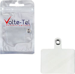 Volte-Tel Plastikzunge für Halsbandriemen Nackenriemen für Handys Transparent