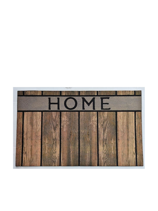 Atmosphera Πατάκι Εισόδου Αντιολισθητικό Bois Καφέ 45x75εκ.
