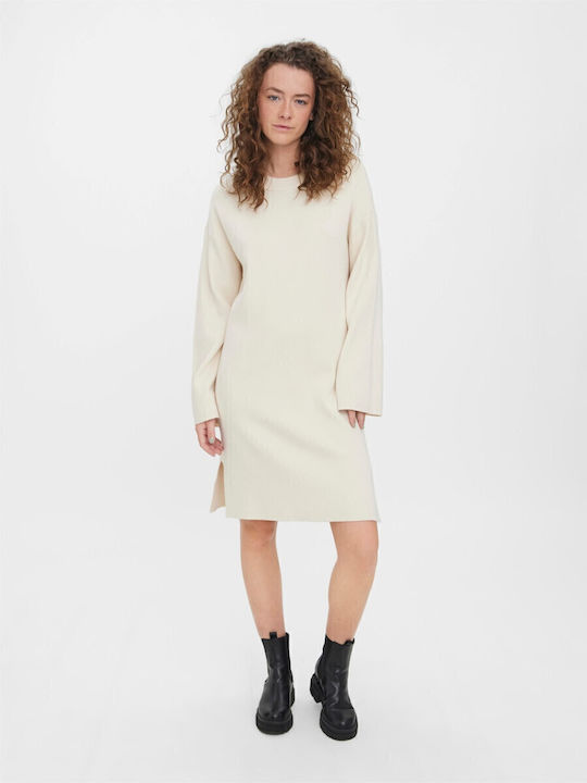 Midi Dress Beige