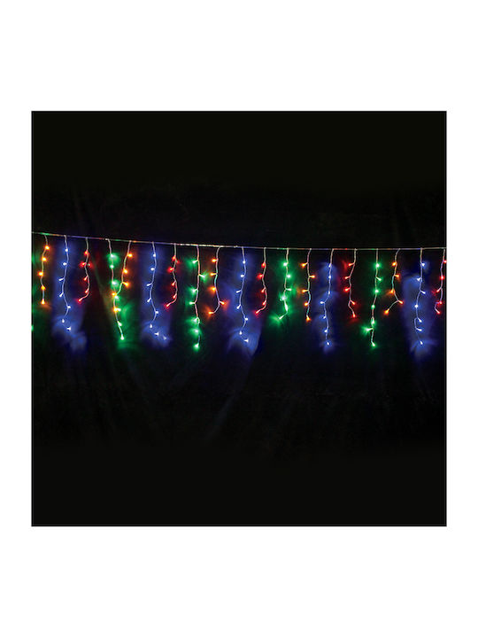 144 Becuri de Crăciun LED 3Pentruunsitedecomerțelectronicîncategoria"LuminideCrăciun",specificațiileunitățiisunturmătoarele: x 60cm Colorate de tip Ploaie cu Cablu transparent și Programe Aca